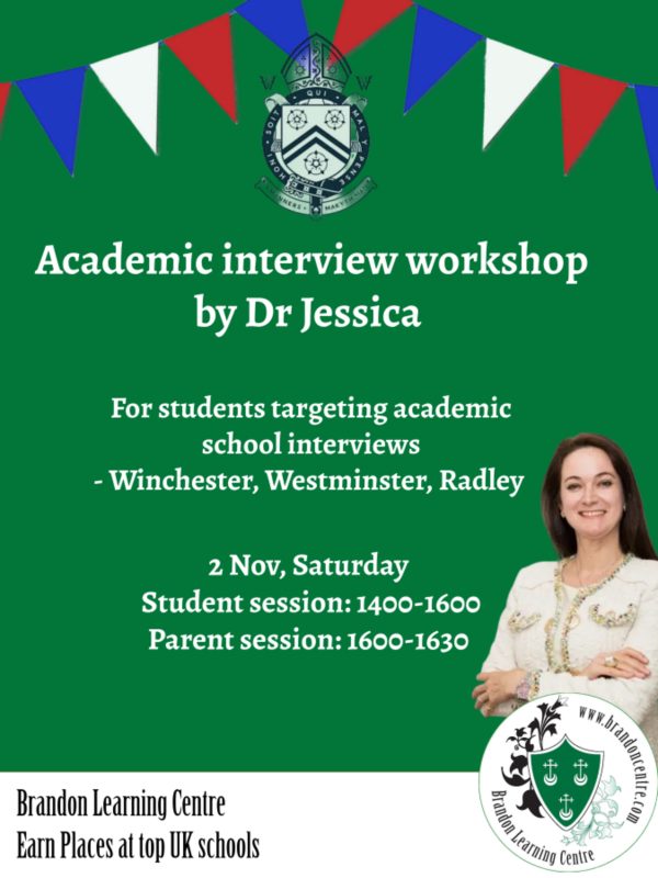 Workshop by Dr Jessica (2 Nov)
